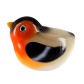 Magnetic bird for paperclips - Piu Piu