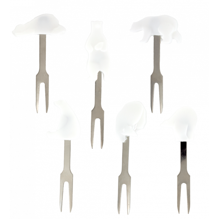 Cocktail sticks - Pick Party Polar Bear