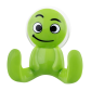 Suction hook - Buddy Face Green