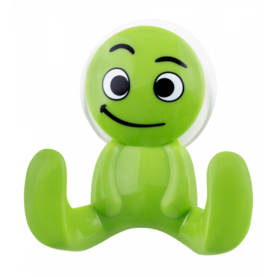 Crochet ventouse - Buddy Face - Vert 2
