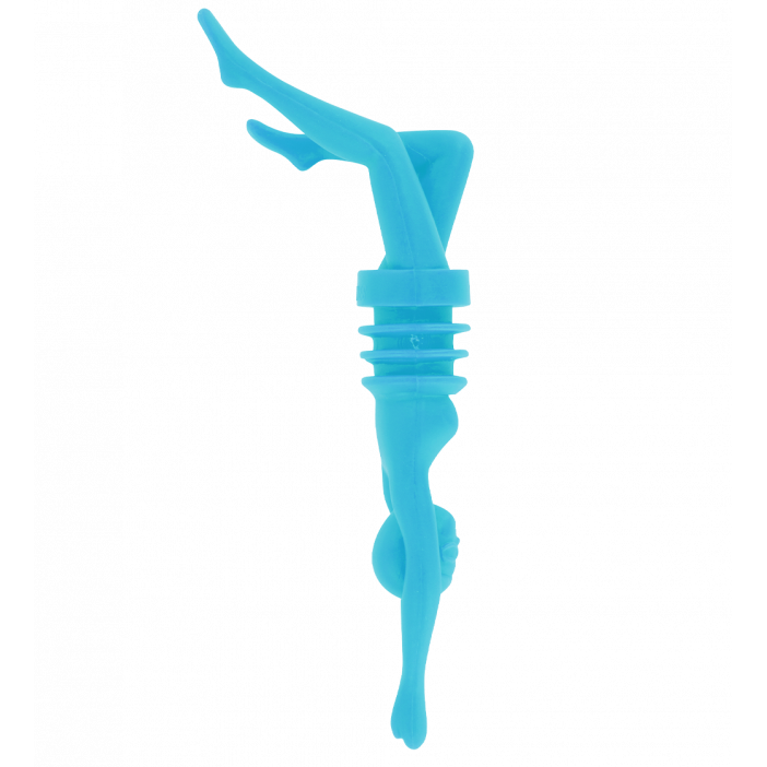 Bottle stopper - Diva Blue