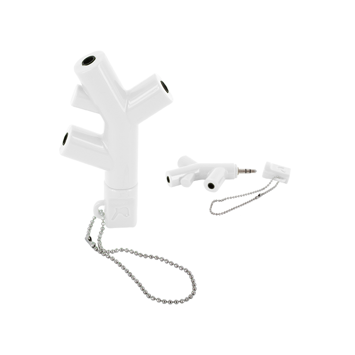 Audio splitter for earphones - Audio Jack White Audio splitter for earphones - Audio Jack White
