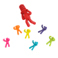 Segnabicchieri e tappo Flamingo