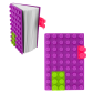 Silikon Notizbuch - Briques Rosa