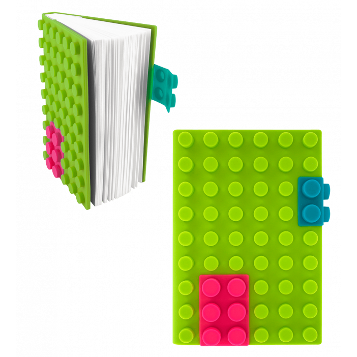Silikon Notizbuch - Briques Grün