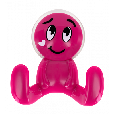 Crochet ventouse - Buddy Face - Rose