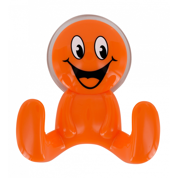 Crochet ventouse - Buddy Face Orange