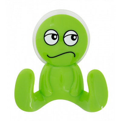 Crochet ventouse - Buddy Face - Vert