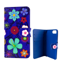Coque à clapet pour iPhone 6 Plus, 7 Plus - Iwallet Blue Flower