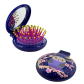 Spazzola per capelli con specchio - Lady Retro Fish