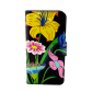 Coque à clapet pour iPhone 6, 6S, 7, 8 - Iwallet Blue Flower