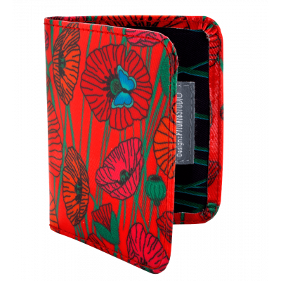 Porte cartes de fidélité - Voyage - Coquelicots