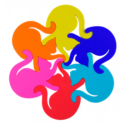 Dessous de plat - Entrechats - Multicolore