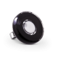 Bague en verre soufflée - Duo Medium Rouge clair