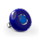 Bague en verre soufflée - Duo Medium Rouge clair