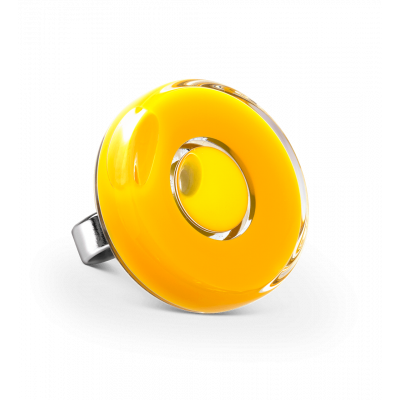 Bague en verre soufflée - Duo Medium