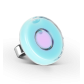 Bague en verre soufflée - Duo Medium Turquoise