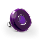 Bague en verre soufflée - Duo Medium Fushia