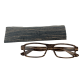 Lunettes de correction - Bois Rectangle - Marron foncé 150