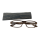 Lunettes de correction - Bois Rectangle - Marron foncé