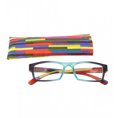 Lunettes de correction - Multicolor - Turquoise/Violet