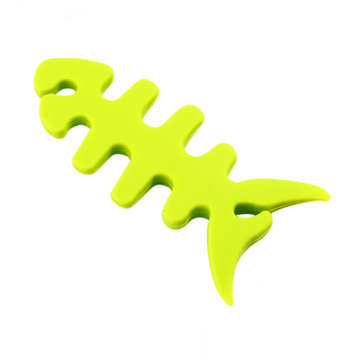 Enrouleur d'écouteurs - fishbone - Vert