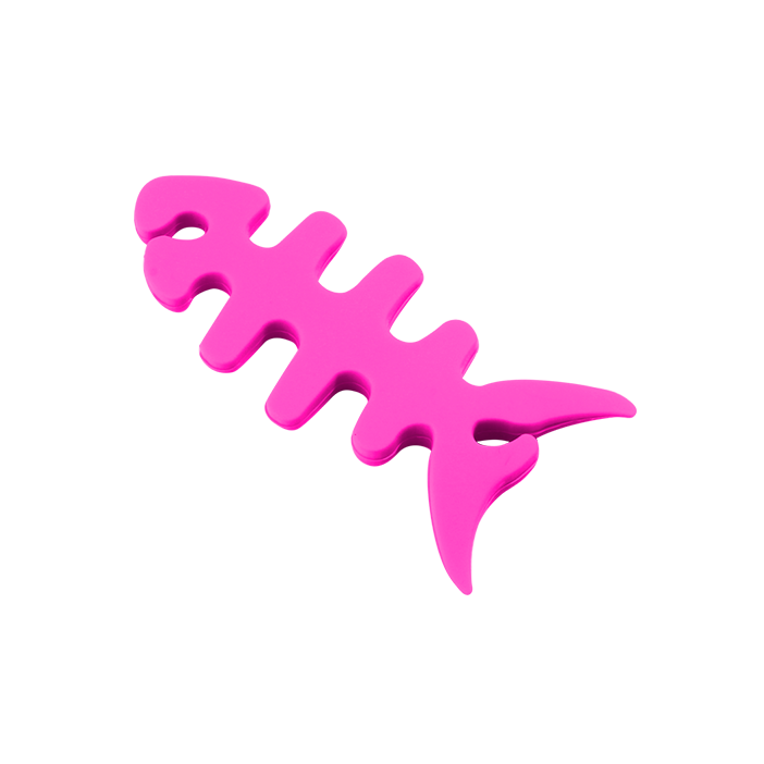 Enrouleur d'écouteurs - fishbone Rose