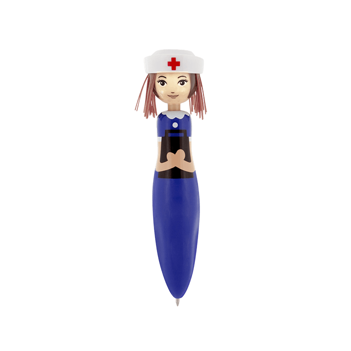 Retractable ballpoint pen - Occupation Pen Nurse