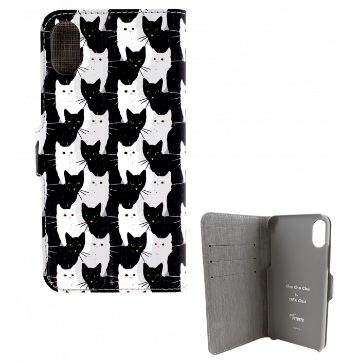 Klappdeckel für iPhone X - I Wallet X Cha Cha Cha