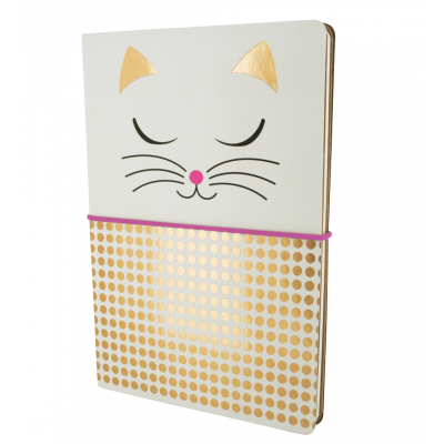 Double carnet A5 - Smart note - White Cat