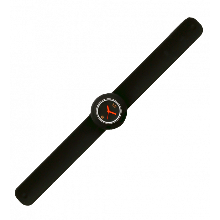 Orologio slap on - Time Nero