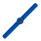 Montre slap - Time Bleu Clair