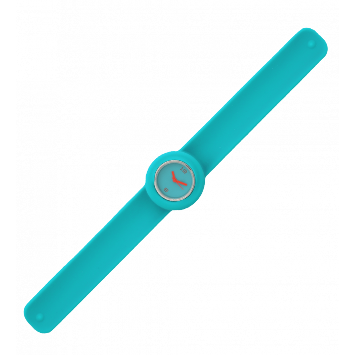 Montre slap - Time Bleu Clair