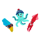 Set di 3 calamite - Magnet Octopus