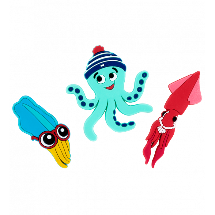 Set di 3 calamite - Magnet Octopus Happy Lopodes Set di 3 calamite - Magnet Octopus Happy Lopodes