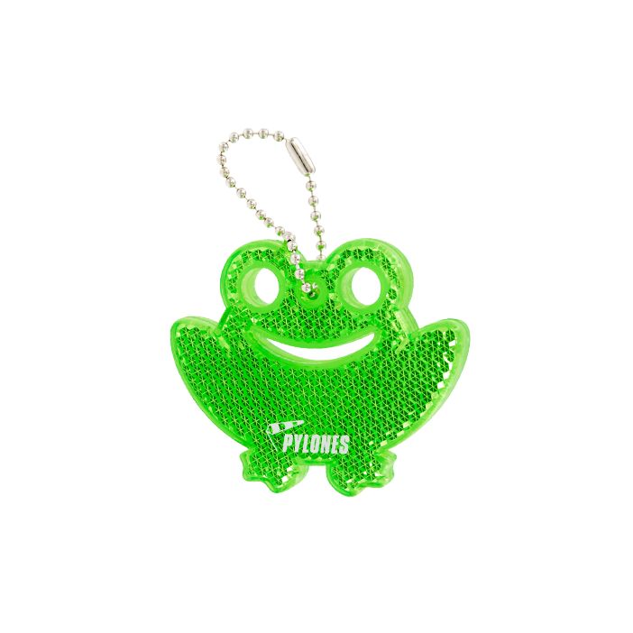 Porte-clé réfléchissant - Flashy Grenouille