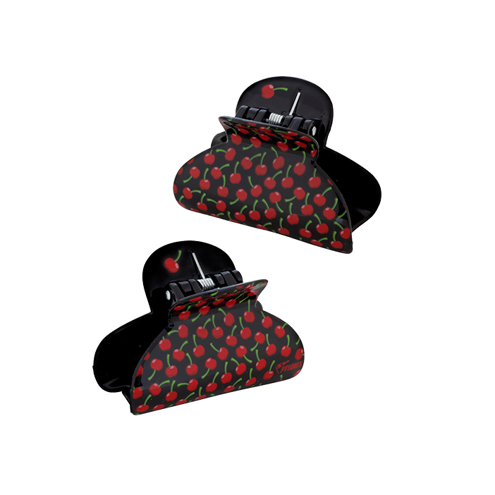 Crab hair clips - Ladyclip Small Cherry