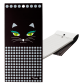 Bloc note magnétique - Carnet Formalist White Cat