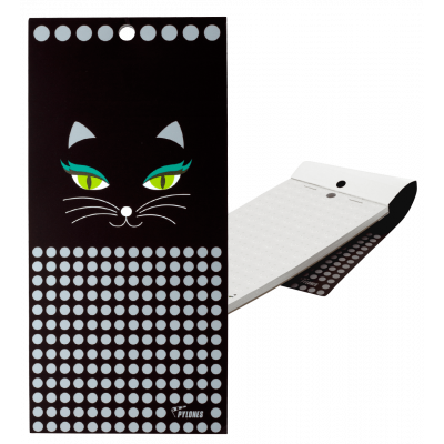Bloc note magnétique - Carnet Formalist - Black Cat