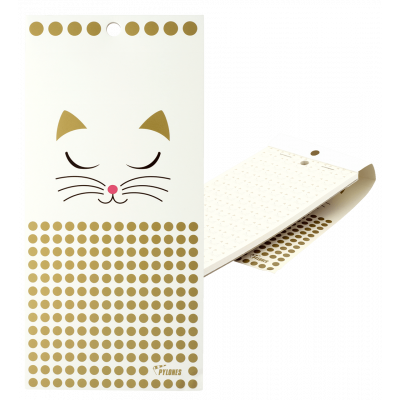 Bloc note magnétique - Carnet Formalist - White Cat