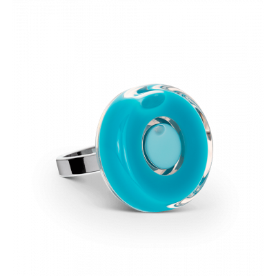 Bague en verre soufflée - Duo Mini