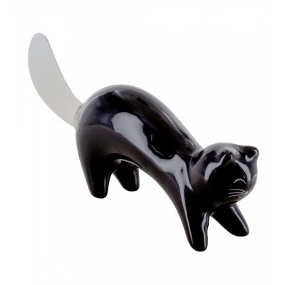 Couteau à beurre - Ponpon - Noir