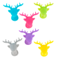 Set de 6 marqueurs de verre - Happy Markers Animaux Entrechats