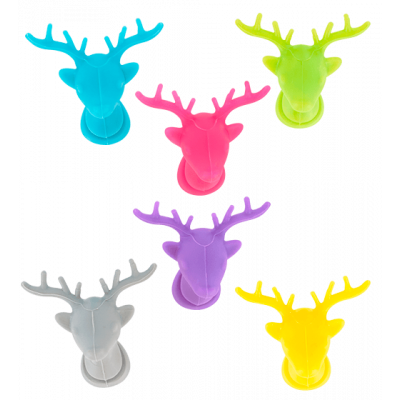 Set de 6 marqueurs de verre - Happy Markers Animaux - Cerf