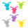Set de 6 marqueurs de verre - Happy Markers Animaux