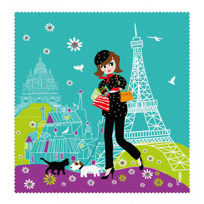 Tissu microfibre pour lunettes - Belle Vue - Parisienne