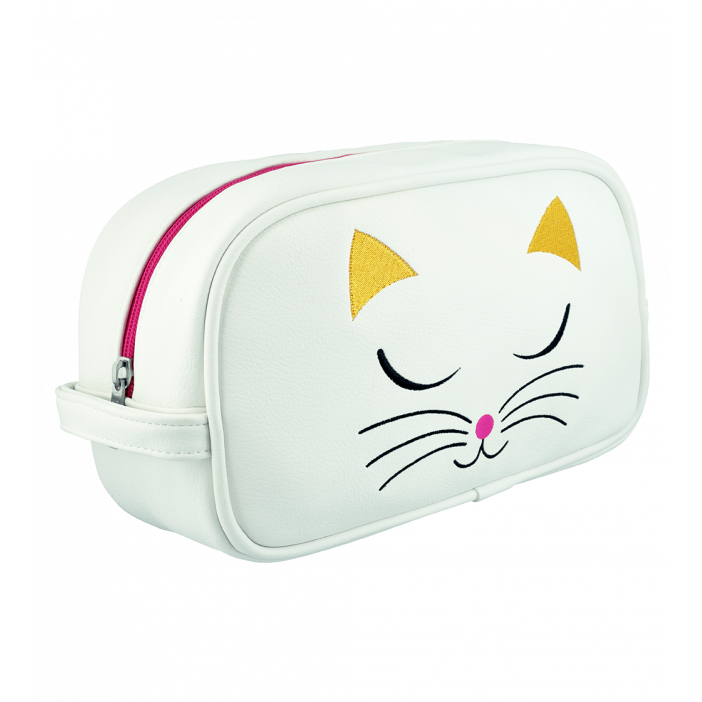 Toiletry case - Brody White Cat