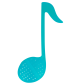 Infuseur à thé - Music T Jaune