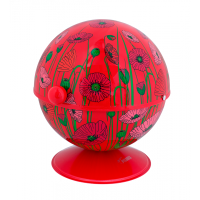 Boule à sucre / pot à sucre - Sugar Pot - Coquelicots