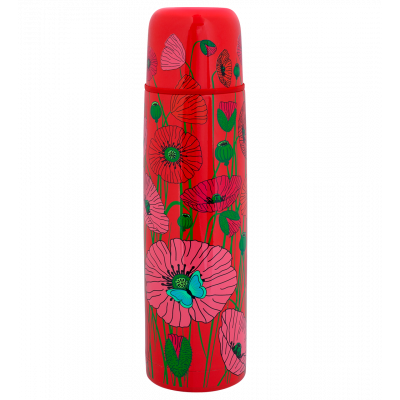 Bouteille thermos isotherme 50 cl - Keep Cool - Coquelicots
